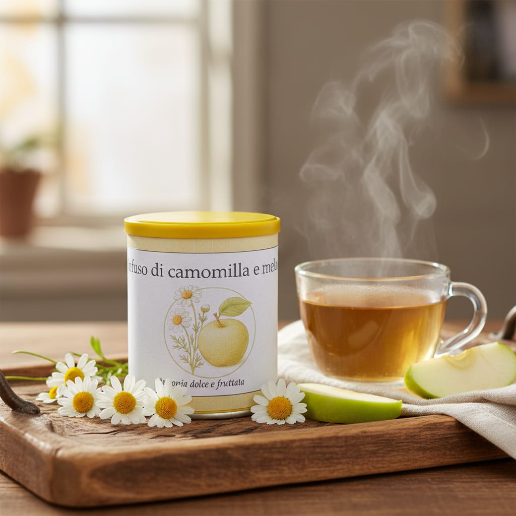 Infuso di Camomilla e Mela